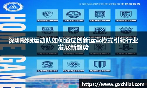 深圳极限运动队如何通过创新运营模式引领行业发展新趋势
